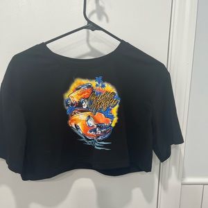 Never Worn Car Crop Top